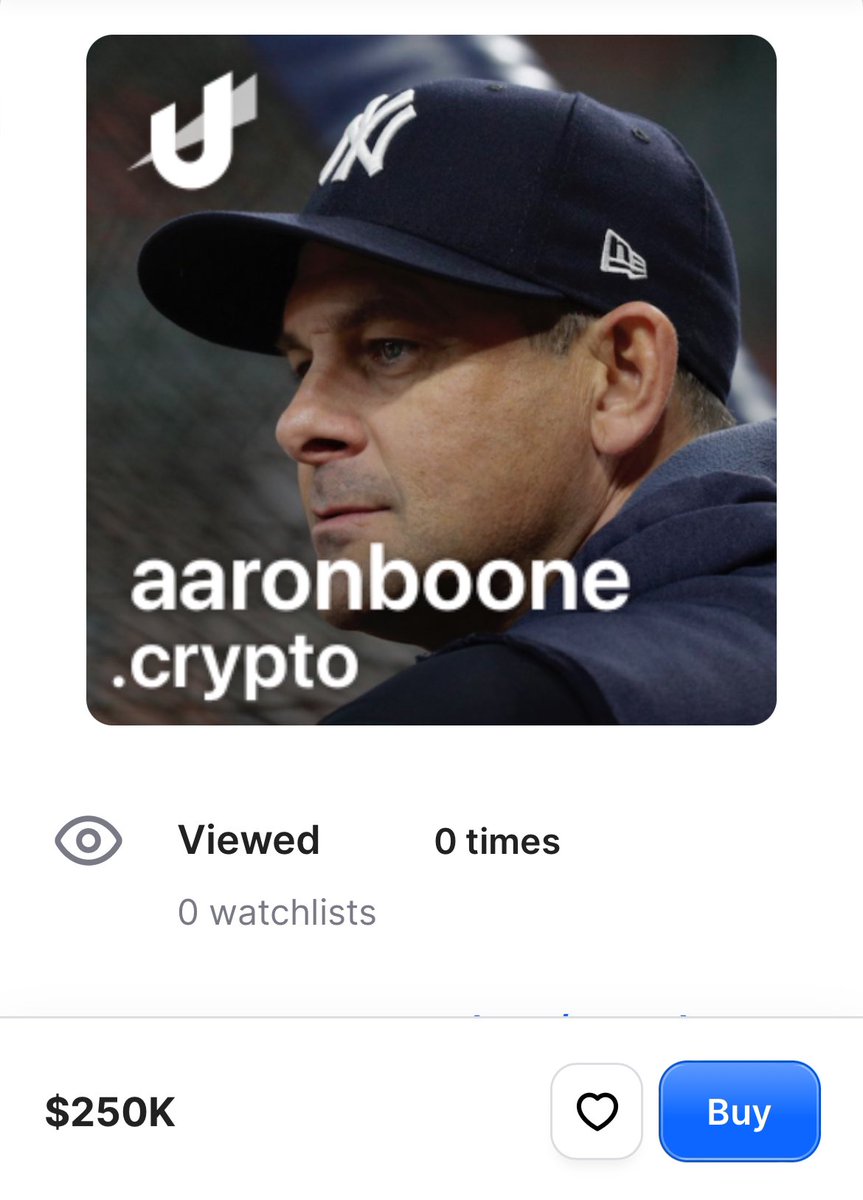 enstroll's tweet photo. We’ve listed 1,144 of our 11,571 in the @unstoppableweb marketplace. From @AaronBoone @Yankees to Zeshan Ali @SassBAYC @BoredApeYC We have something for everyone 😊 #udfam #domainog https://t.co/zwjriJw2ZO
