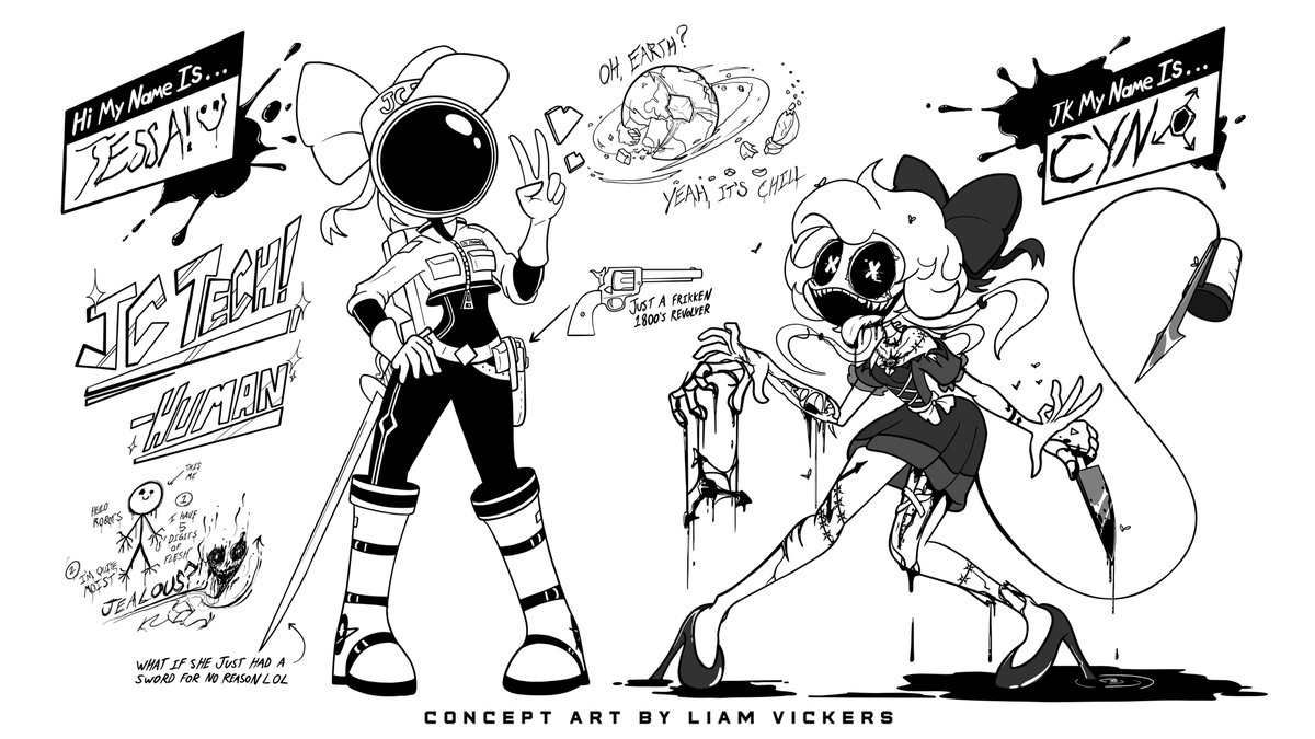 GLITCH (@glitch_prod) on Twitter photo Some amazing concept art from <a href="/LiamVAnimation/">Liam Vickers</a> of your favorite UWU nightmare, Cyn! Some amazing concept art from <a href="/LiamVAnimation/">Liam Vickers</a> of your favorite UWU nightmare, Cyn!
