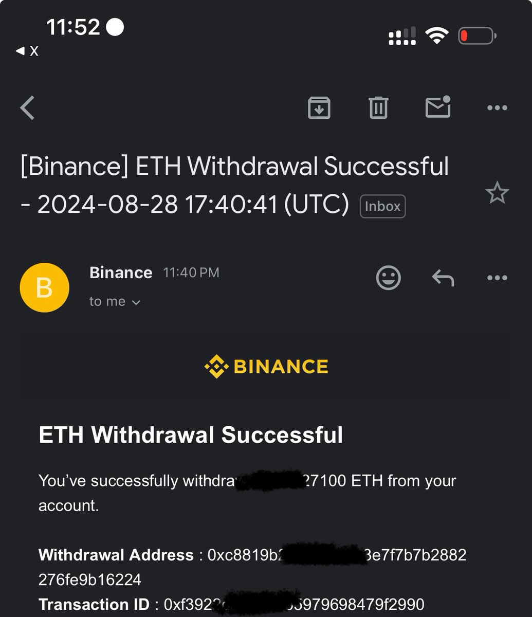 I just withdraw my funds from @Binance 

I Stand with Humanity 

Binance stand with Genocide  

Palestinian Lives Matter 

#BoycottBinance