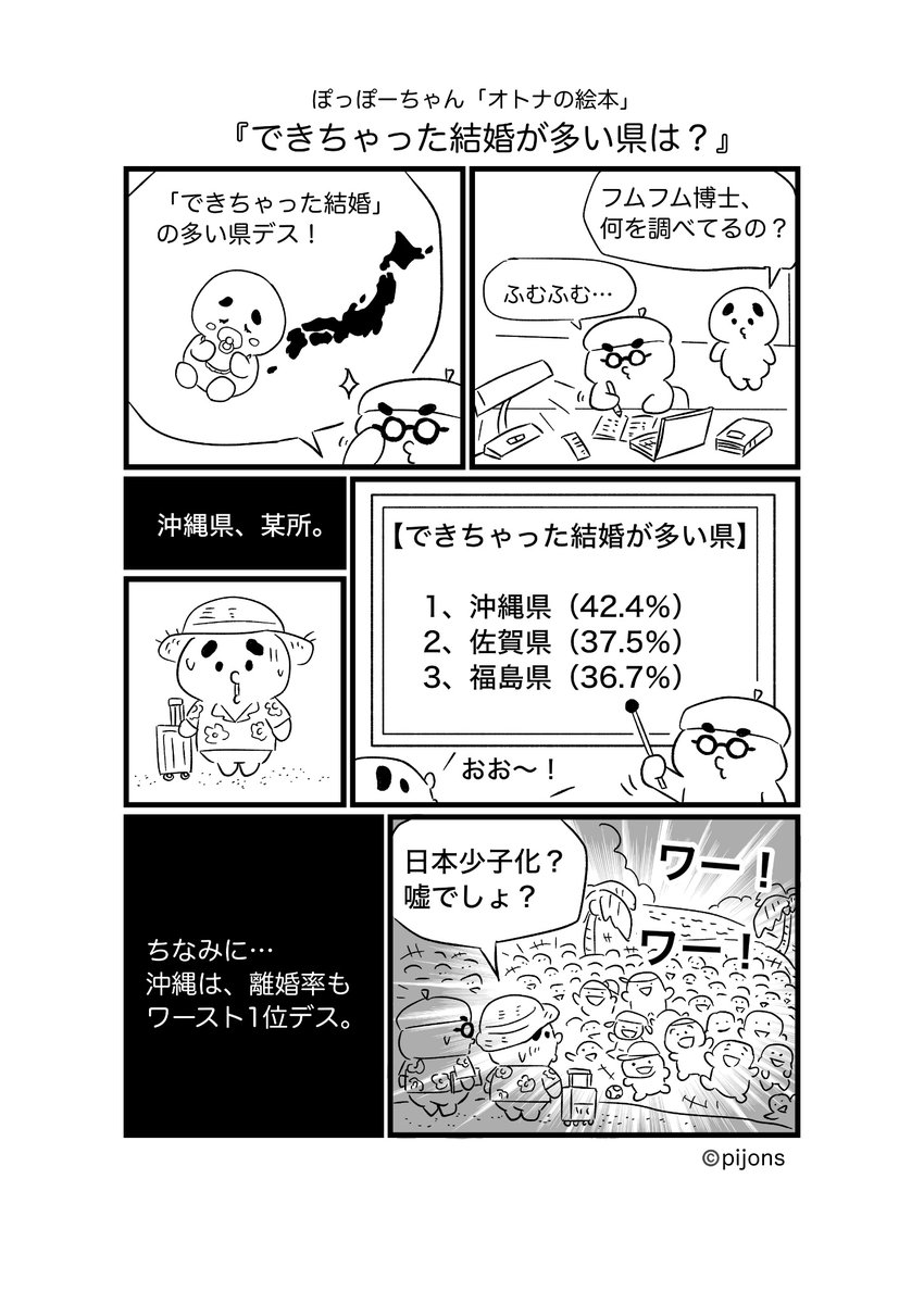 #できちゃった結婚 
#日本の子供は宝 
#沖縄 
#ぽっぽーちゃん 
#漫画の読めるハッシュタグ