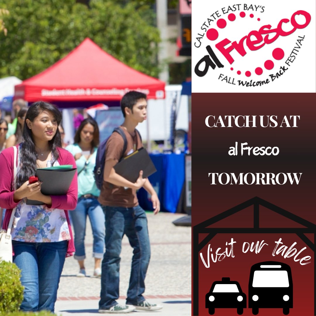 al Fresco - Welcome Back Festival

Thursday, August 29, 2024 from 11 am - 2 pm @ Music Building &amp; Walkway

See you there!