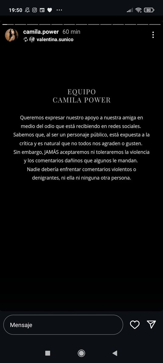 El team de PPT hace un comunicado diciendo "Nadie debería enfrentar comentarios violentos o denigrantes, ni a ella ni ninguna otra persona" pero comparten un video tratando a los demás participantes de "gente sin ningún talento"
SUPER CONSECUENTE
#GranhermanoCHV #GranHermanoChile