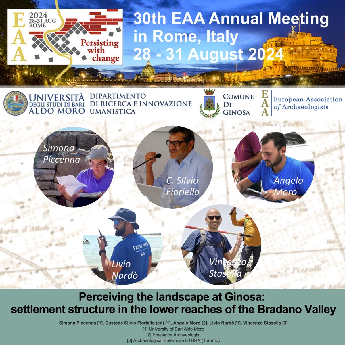 EthraArcheo's tweet photo. Tra gli Autori un nostro archeologo all'#EAARome2024. 
⬇️ Download contenuti = https://t.co/K5dkyxXQNL

#Archaeology #archeologia #landscape #research https://t.co/F98NTeyJ0w