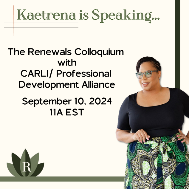 The Consortium of Academic and Research Libraries in Illinois' Professional Development Alliance is hosting my Renewals Colloquium in two weeks - learn more at shorturl.at/RBWyt - see you there!