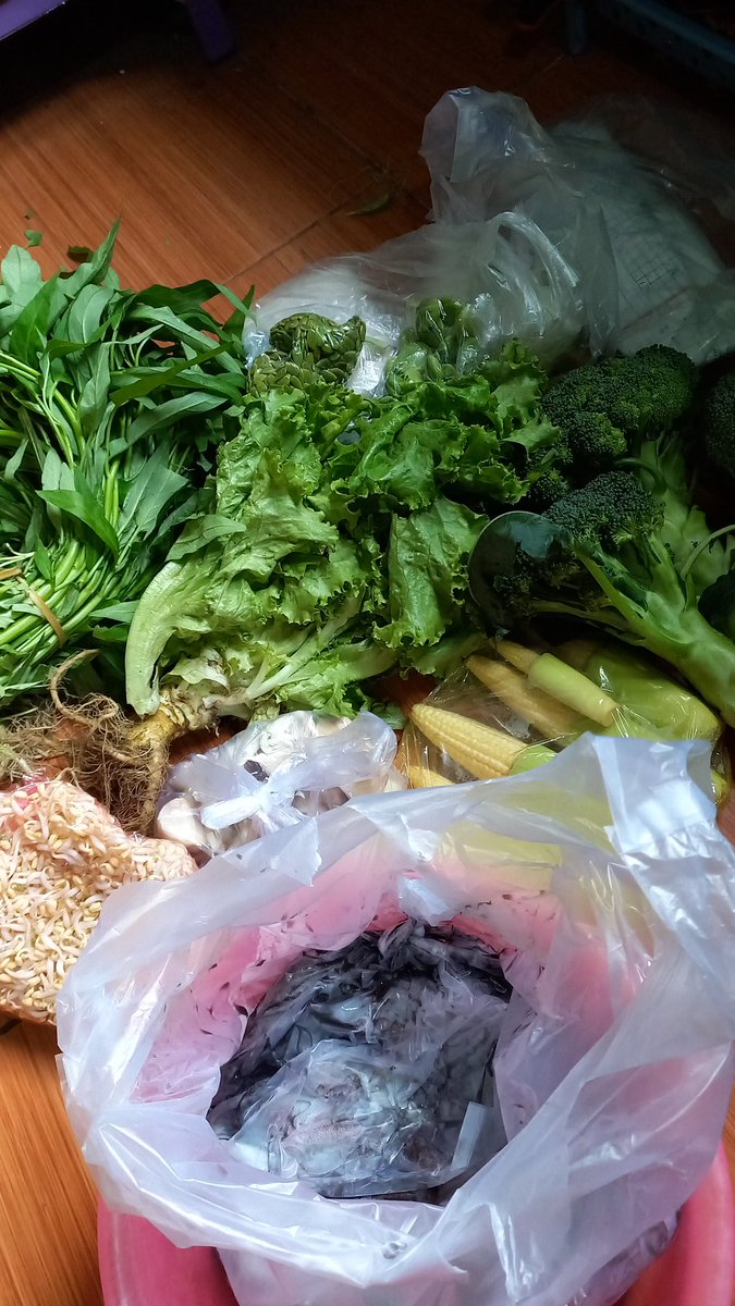 Habis 150k segini guys. 
Ada cumi ½kg
Tuna 1kg
Bandeng 3 ekor 
Murah / mahal yak?