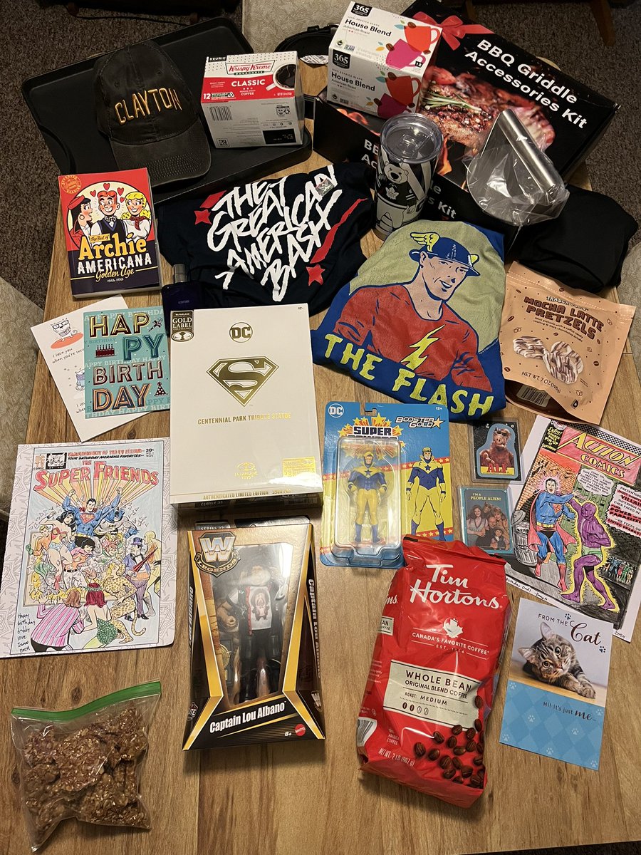 Quite the birthday haul for #43.