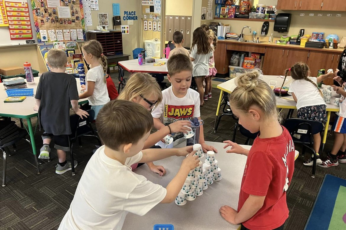CVLittleLynx's tweet photo. Many classrooms launch math by reviewing the problem solving steps. Students quickly realize these steps can be used for all kinds of problems, not just math problems. They get to show grit, determination, critical thinking skills, and collaboration. #cbcsd #thisisus #IBpyp https://t.co/OXvebI2MsE