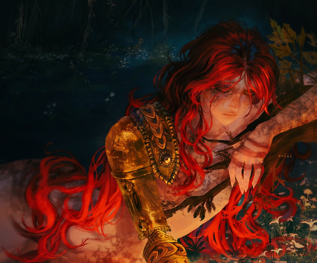 sulka_art's tweet image. Qrt your red art