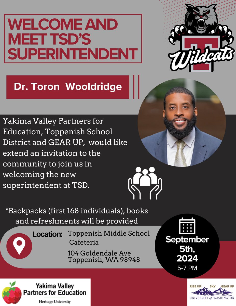 tsd202's tweet photo. You're invited to come and meet TSD's Superintendent! https://t.co/8M3IzTpwF8