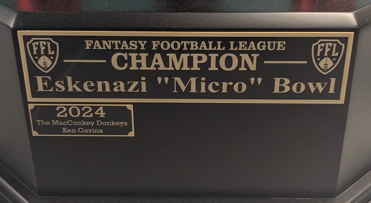 Another year, another Eskenazi Microbiology Fantasy Football Draft. The MacConkey Donkeys will be looking to repeat for a back-to-back! 🫏👑

I love our microbiology team. 🔬💜