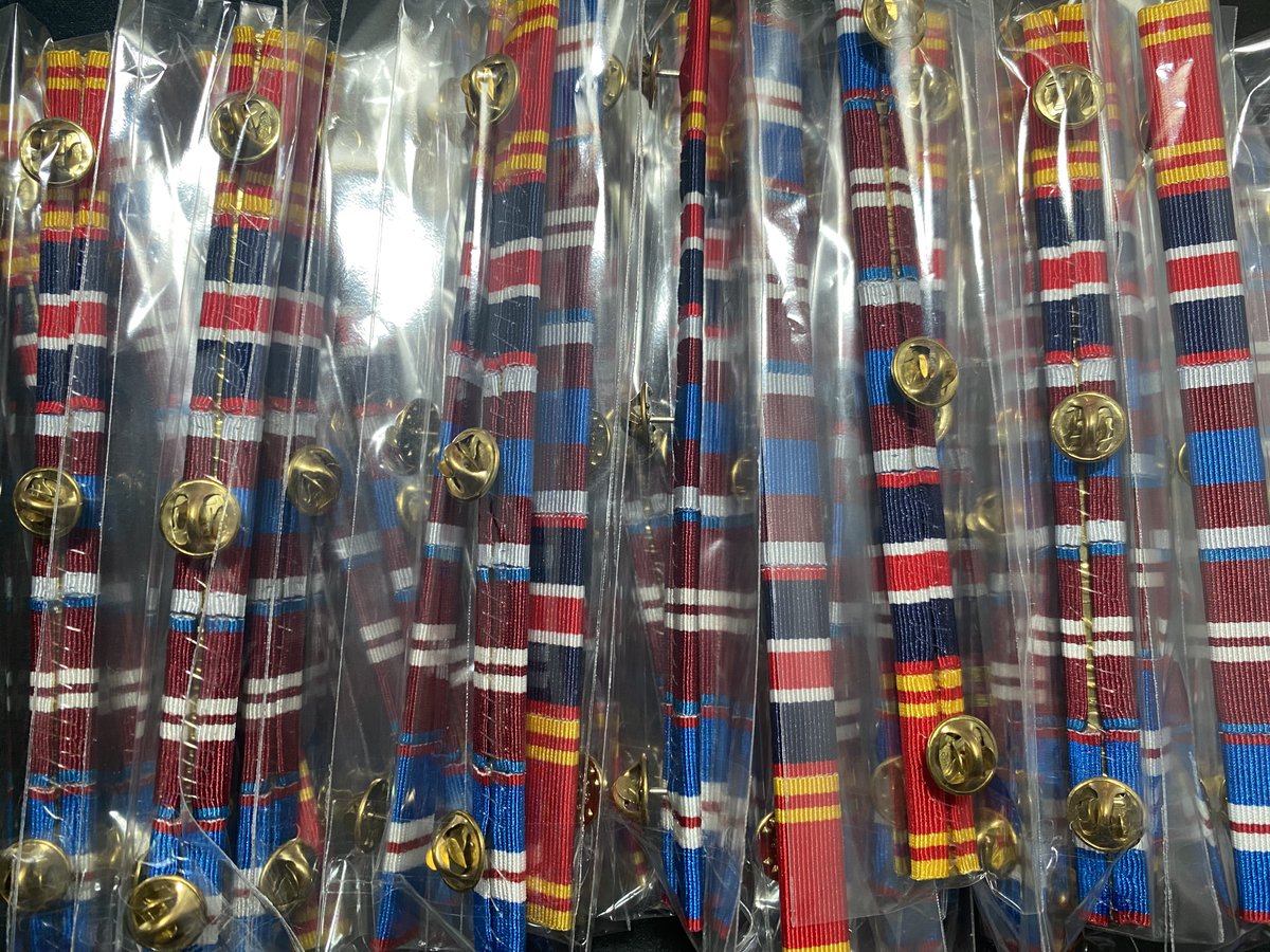 UKFireService's tweet image. Unfortunatley our Ribbon Bar prices will rise this weekend. However, there is still time to purchase at the existing price for the next couple of days. Don't leave it too late. #RibbonBars #LongService #KingsCoronation

fireservice.co.uk/store/medals/