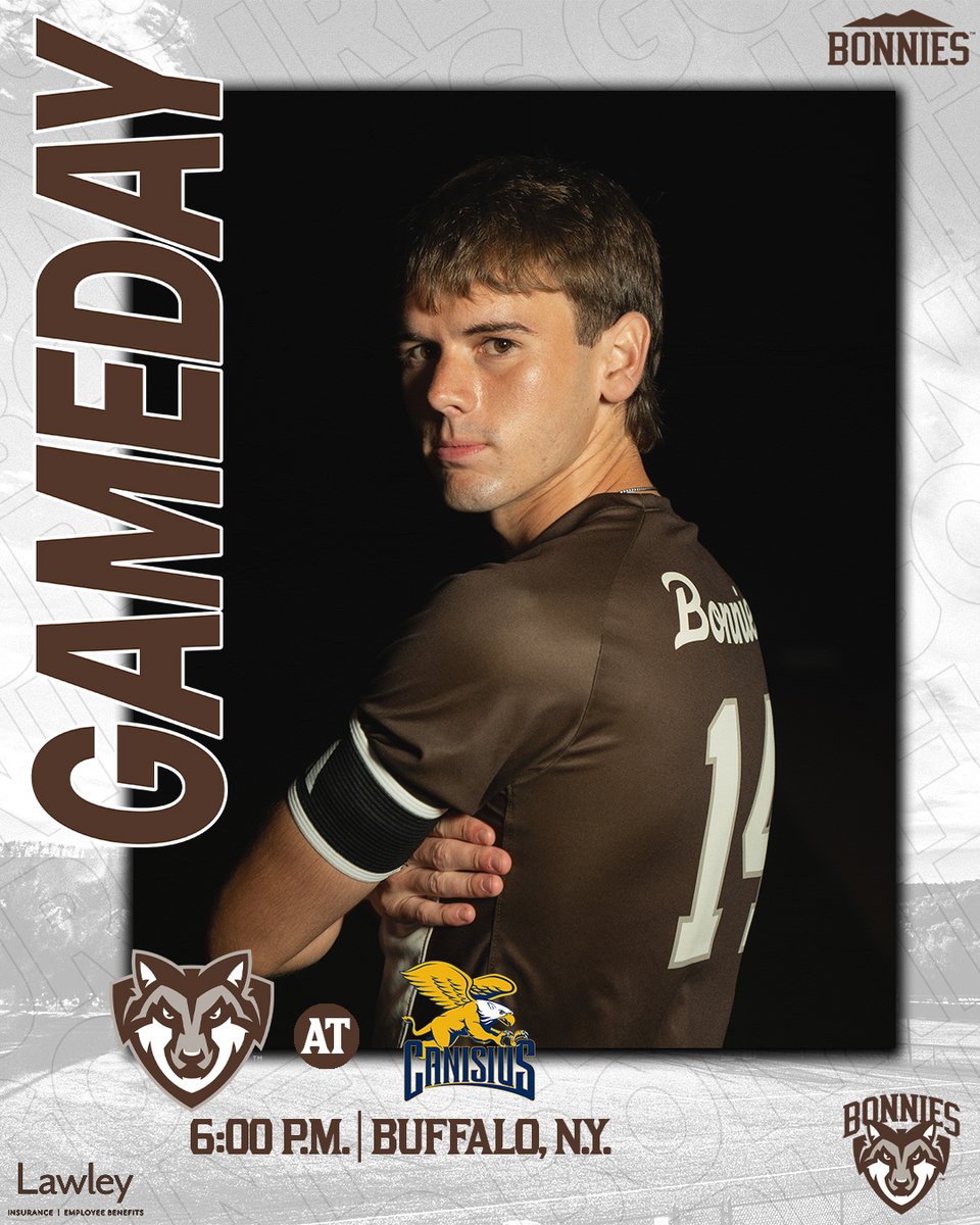 BonniesMSoccer's tweet photo. Rivalry night‼️

⚽️ | Bonnies at Canisius
📍 | Buffalo, N.Y.
⌚️ | 6:00 p.m.
📊 | https://t.co/MTlt4EJFm6
📺 | https://t.co/4ignfDqo6V https://t.co/ooMqTLolHV