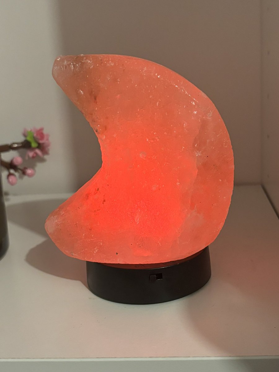 bhansteads1's tweet photo. Get you a partner who gets you a salt lamp because, and I quote, ‘it looks like a rotated warrior job stone’ https://t.co/djHspC7fy4