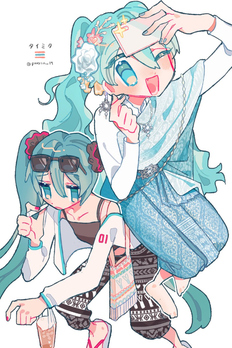 Purasu_19's tweet photo. Thai Miku✨ https://t.co/QPQTCpUqbo