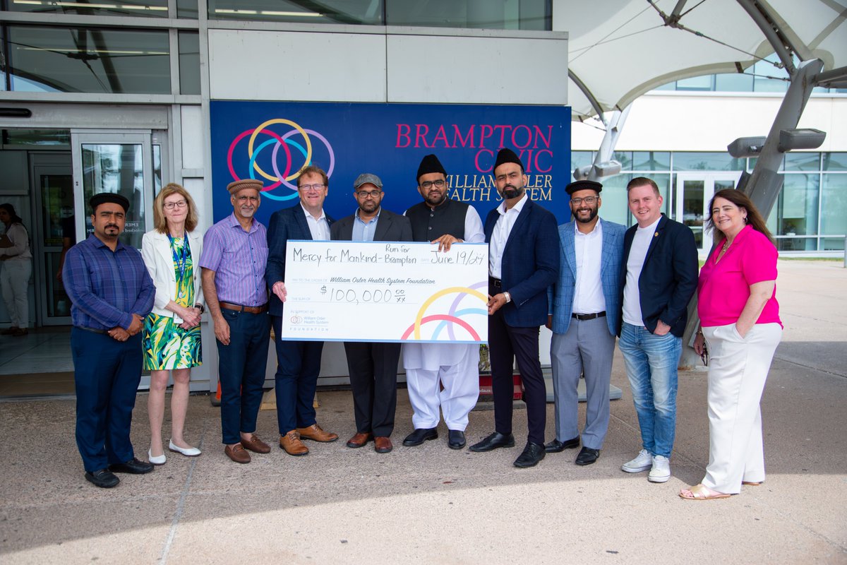 OslerFoundation's tweet photo. We are thrilled to share that registration is now open for the Run For Brampton, organized by the Ahmadiyya Muslim Youth Association (AMYA) Brampton! This fun, family-friendly event aims to raise funds for Osler Foundation, adding to the generous $100,000 pledge made by the AMYA to help support exceptional health care for our community. Thank you to the Ahmadiyya Muslim Youth Association for your commitment to our local hospitals!

Let’s run, walk, and celebrate together for a healthier Brampton!

📅 Date & time: September 28, 2024 @ 9 AM
📍 Location: Professor’s Lake Recreational Centre, Brampton

For more details and to register, visit: https://t.co/WQl5CSPP8d