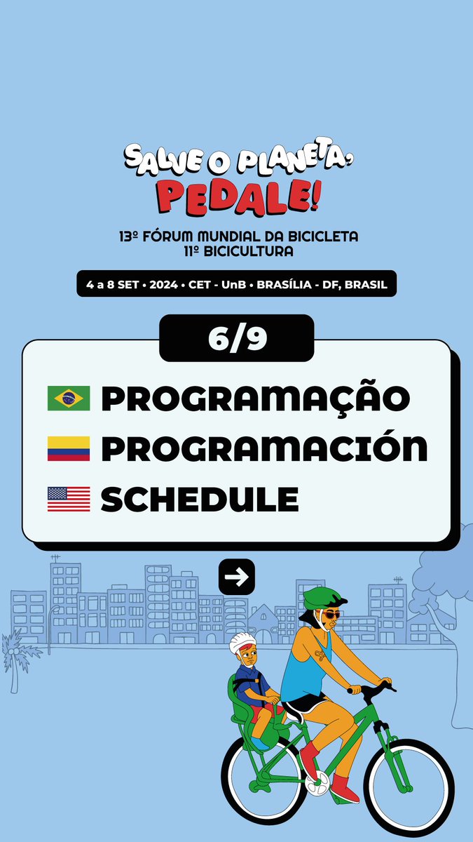 FMB_oficial's tweet photo. Estão prontos para salvar o planeta e pedalar junto com a gente?
Toda a programação e o formulário de inscrição estão disponíveis em nosso site https://t.co/iWUlKYLvQT. 
Marque aqui jornalistas, blogueiros, influenciadores e amigos que precisam estar no evento junto com você. https://t.co/2BUEqv8enA