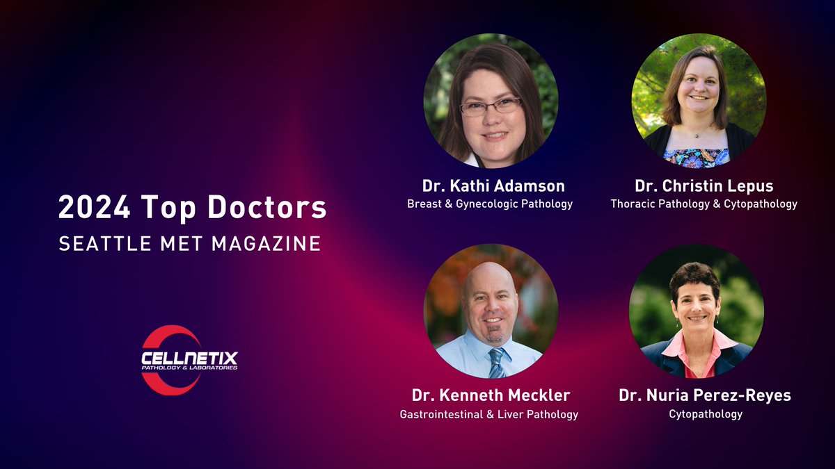 Congratulations to Drs. Kathi Adamson, Christin Lepus, Kenneth Meckler, and Nuria Perez-Reyes, who have been recognized as a 2024 Top Doctor by <a href="/SeattleMet/">Seattle Met</a> magazine! Learn more: tinyurl.com/34n9m84c
