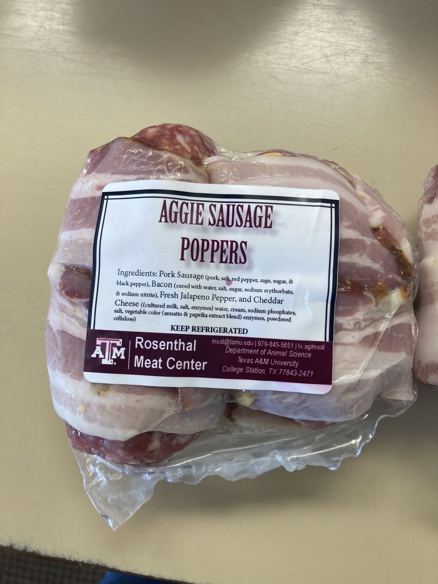 Aggie Sausage Poppers are back!! Pick them up today. $8.99/lb. We will be open Saturday noon till 5pm.