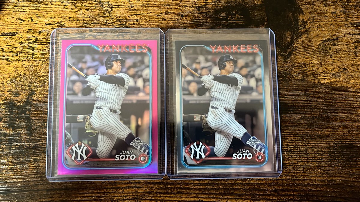 VASPTCards's tweet image. 2024 Topps Chrome Juan Soto Lot - $3