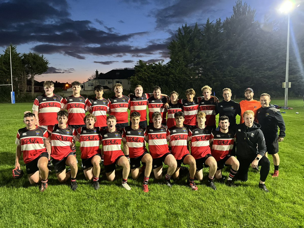 WicklowRFC's tweet photo. Wicklow u20s hold on for a big win against a talented St Mary’s u20 side. Our first game ever at u20s and the lads produced a big big performance. Well done all. https://t.co/OmaMYK0Nba