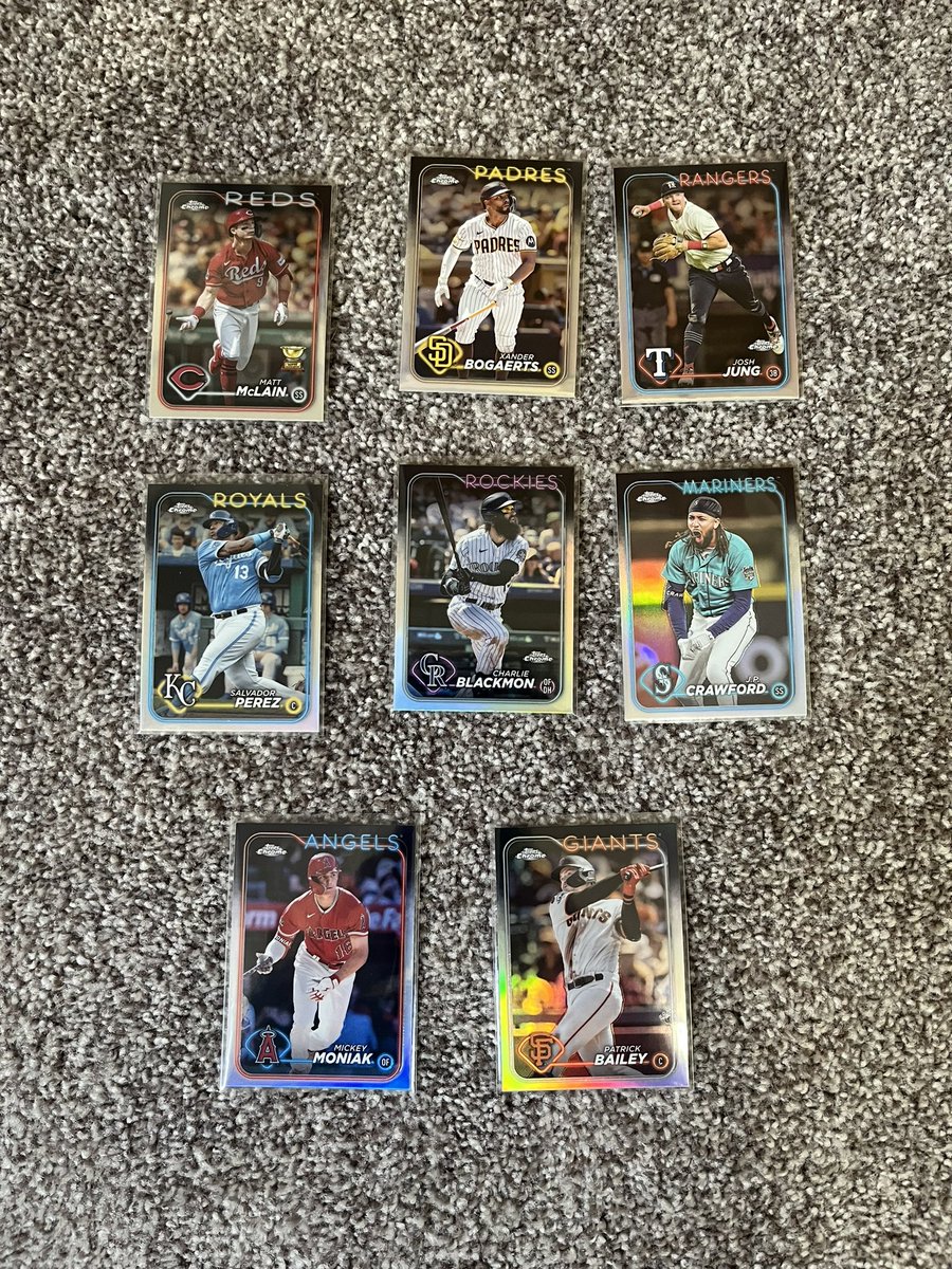 VASPTCards's tweet image. 2024 Topps Chrome Refractor Lot - $5