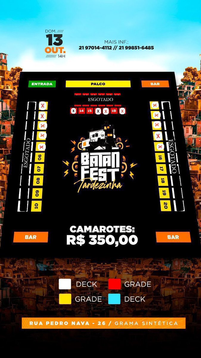 Será que vai da bom ? 
Abriu mais camarote
