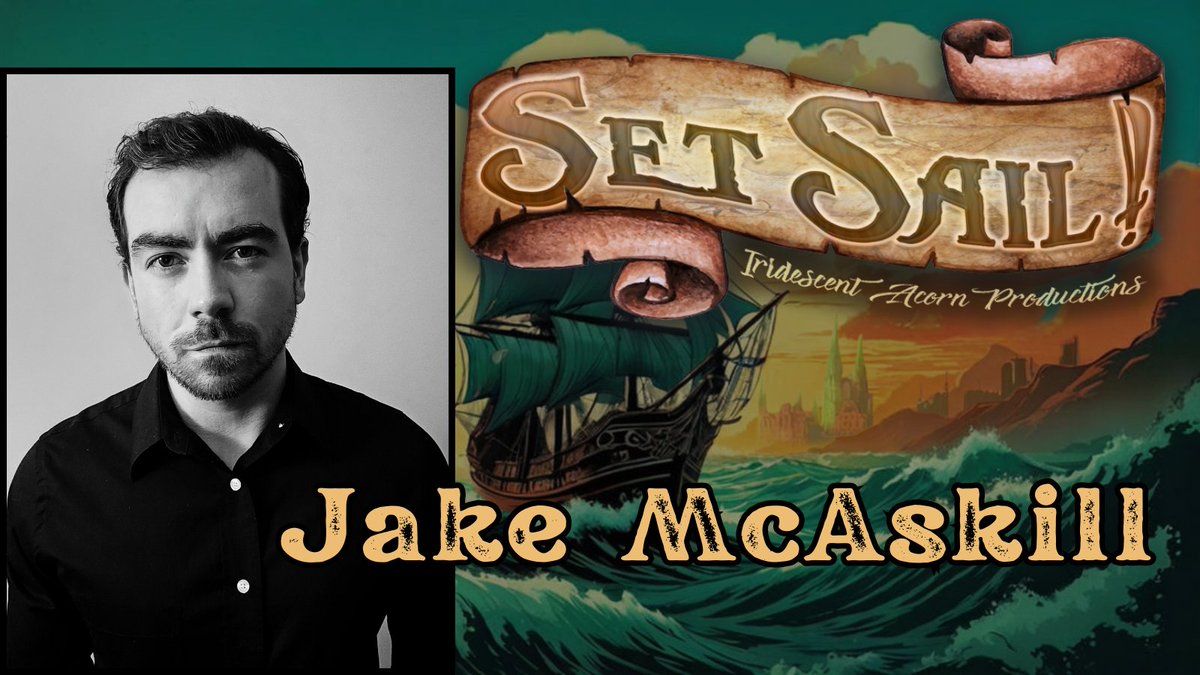 *CAST ANNOUNCEMENT* Well shiver me timbers! Introducing Jake McAskill <a href="/JakeMVA/">Jake McAskill | Voice Actor</a> who joins our #SetSail cast as the crew's musician, Finn in our #audiodrama "Set Sail!". Welcome aboard! #podcast #VoiceActors #ANNOUNCEMENT #cast #audiocinema