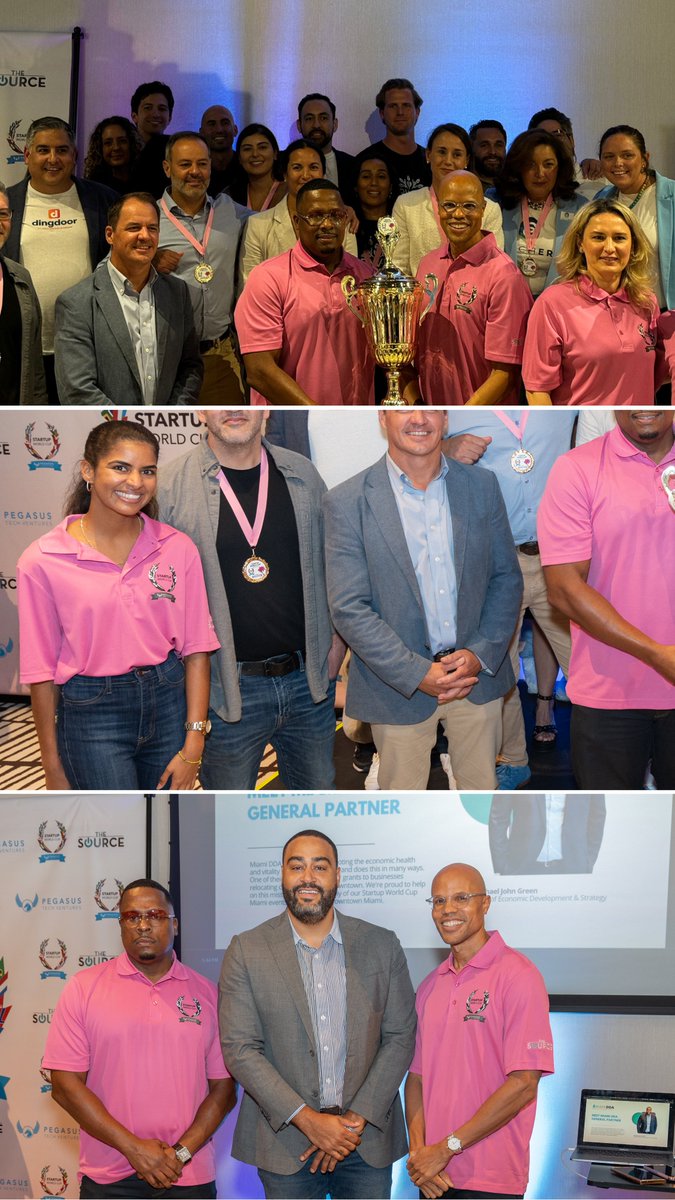 eidmiami's tweet photo. What an incredible day! We witnessed the future of innovation at the @startupworldcup Demo Day.  

Congratulations to the 10 startups selected to represent Miami at the Regional Finals! 

These innovative companies have demonstrated exceptional potential and are ready to make a significant impact on the global stage.  

Get ready to support Miami's brightest minds! Join us on September 14th for the Regional Finals and let’s show the world what Miami is made of!  

Stay tuned for more updates on the 10 startups advancing to the Regional Finals!

#StartupWorldCupMiami #DemoDay #Entrepreneurship #Innovation #MiamiStartups 

@hilmonsorey @SWCPTV @thesourcegroups