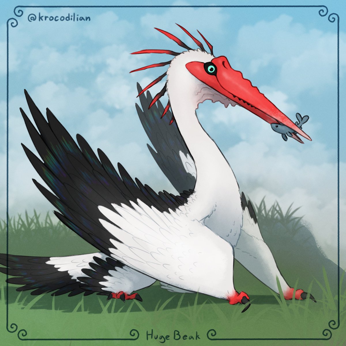 Huge Beak 🦢 #smaugustcircle #smaugust2024 #smaugust