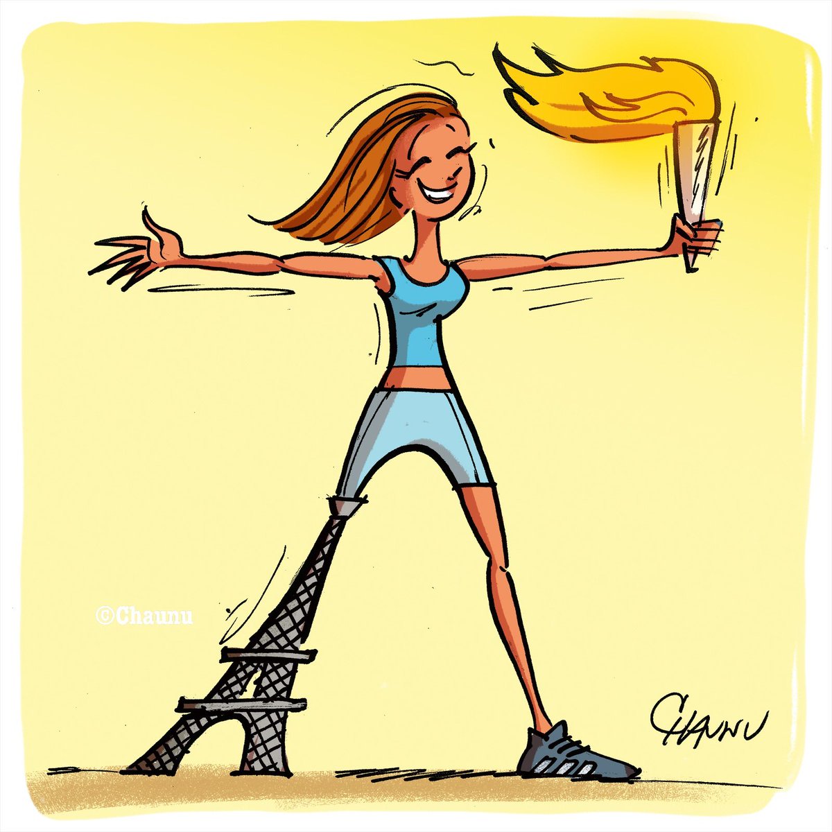 Très beau dessin #JeuxParalympiques