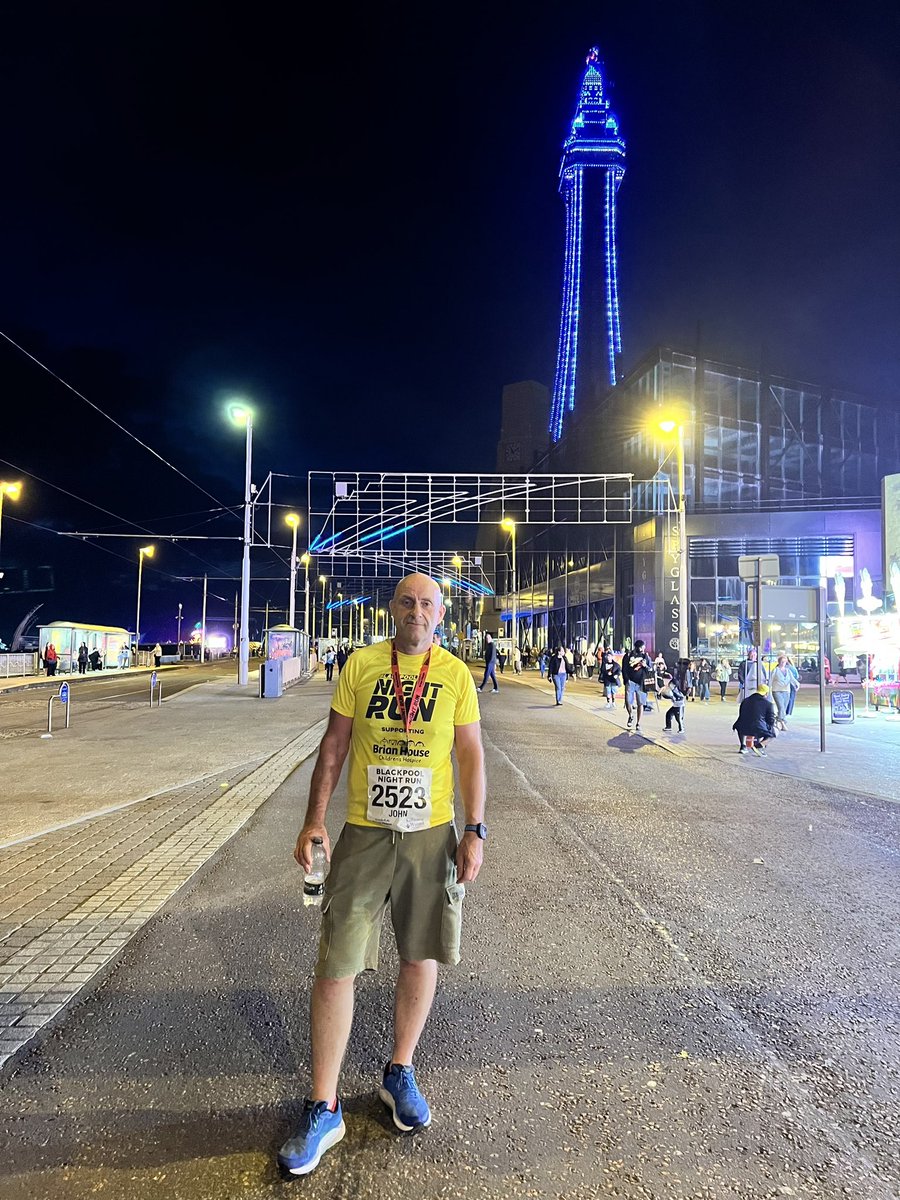 JDevs's tweet image. All done and dusted… was aiming for 35 mins so not too bad into a headwind on the way back.. 😅… thanks to all who’ve donated to this truly worth cause .. #blackpoolnightrun
Still plenty of time to donate a penny or two..
Thanks again folks.