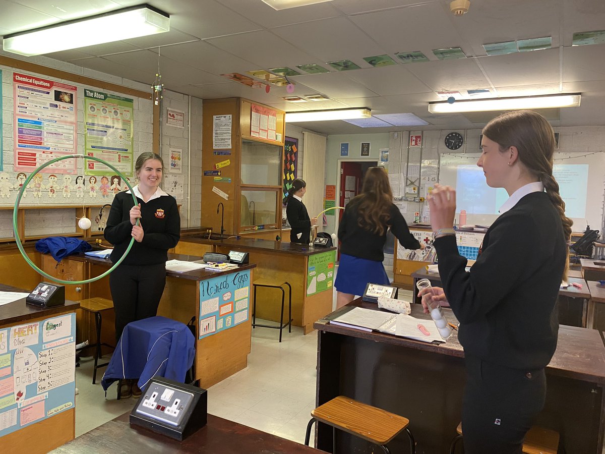 StMarysNenagh's tweet photo. Great start to our fifth-year chemistry class today, diving into Rutherford’s gold foil experiment! 🧪✨#ChemistryClass #ScienceInAction #RutherfordExperiment https://t.co/T8XSJpbB2c