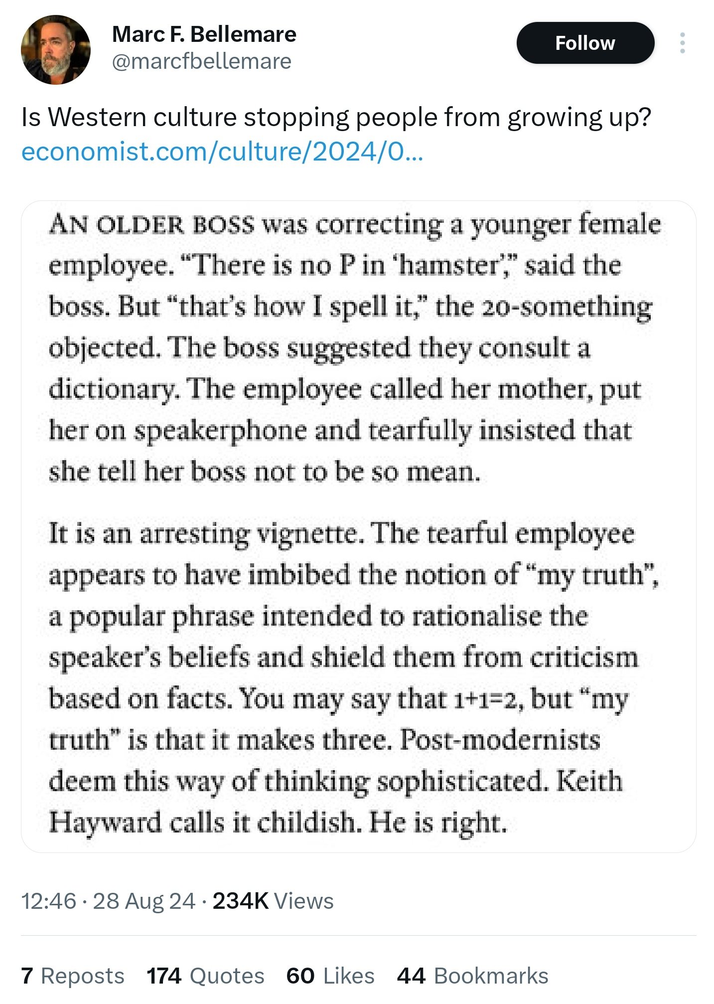 RopesToInfinity on X: &ldquo;Economist dot com slash culture really 