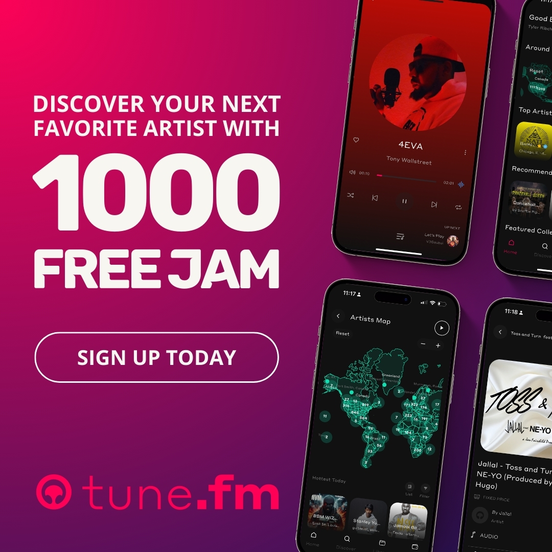 tunefmofficial's tweet photo. Receive 1000 JAM tokens for free when you sign up with https://t.co/FIqeWlc97M today! Join the future of streaming and connect directly with artists. Discover exclusive drops, content, and experiences. Don’t miss out, start listening now!
#TuneFM #1000FreeJam #JAMtoken #MusicStreaming #SignUpNow