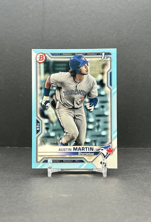 DigitalGiunta's tweet photo. 2021 Bowman Austin Martin Sky Blue /499

$2

*See pinned tweet for shipping, etc
Stack min $10
#WBC #GiuntaStack https://t.co/WjUSHue2cF
