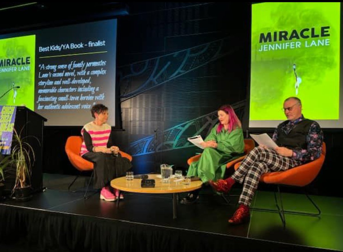 Huge congratulations to Jennifer Lane. Miracle has been awarded the Ngaio Marsh Award for Best Kids/YA novel!