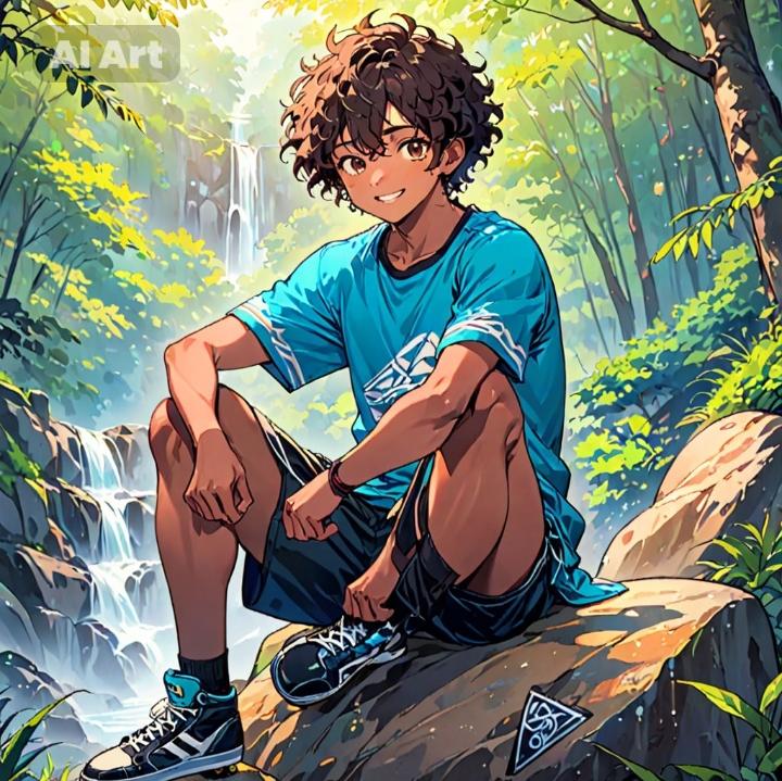 RedValde's tweet image. Jone é um garoto muito autêntico que gosta da natureza e adora explorar a natureza indo livremente sem nenhuma hestitar um medo, apenas demonstrando coragem e determinação de fazer coisas novas.