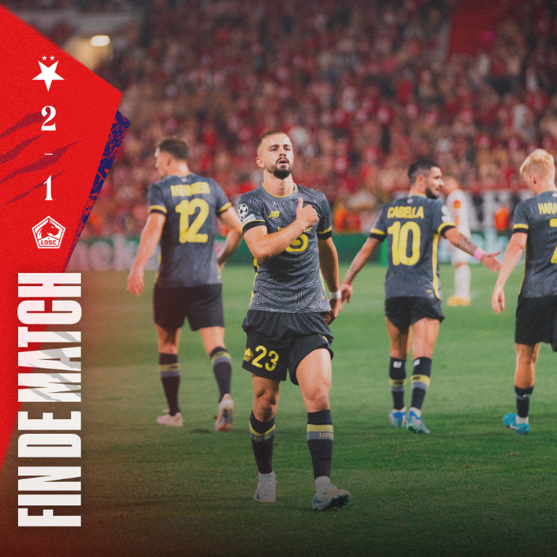 losclive's tweet photo. 𝑩𝑨𝑪𝑲 𝑻𝑶 𝑻𝑯𝑬 𝑺𝑻𝑨𝑹𝑺 🌟

C'était très compliqué, mais les Dogues retrouvent la @ChampionsLeague après avoir éliminé le Fenerbahçe puis le Slavia Prague 💪

Rendez-vous dès demain (17h45) pour le tirage au sort 🍀

#SLALOSC 90' I 2-1 (2-3)
