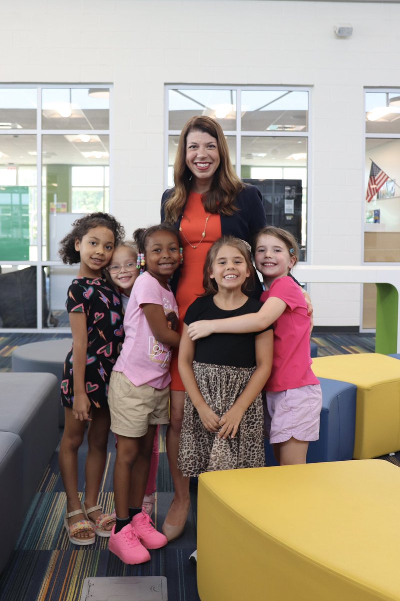 Enjoyed visiting Trenton Elementary to deliver boxes of school supplies collected by our <a href="/NCDEQ/">N.C. DEQ</a> team as part of the Governor’s School Supply Drive! It was great to meet the students, read a book together, and hear their ideas on how they can protect the environment! 🍎 🌎