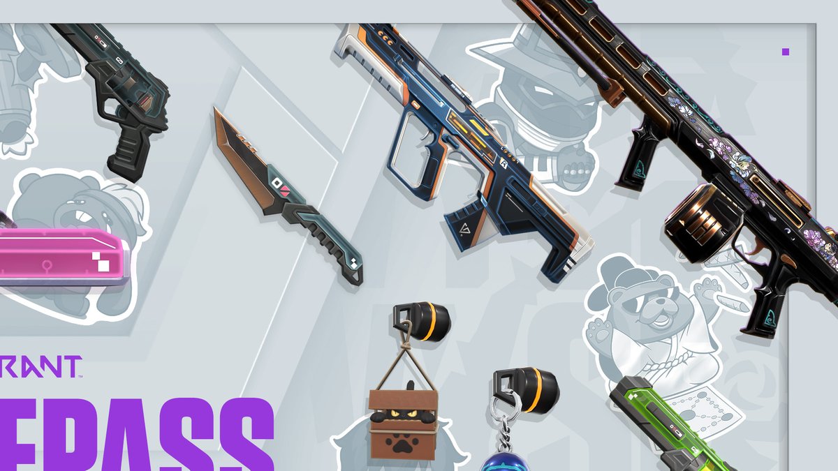 VALORANT's tweet photo. a brand new Battlepass with some old school vibes. Only in Episode 09: Act II https://t.co/3yQLbsMVVZ