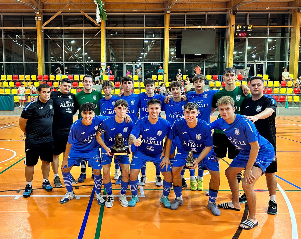 🔵 TERCERA 🔵 

🏆 Trofeo Feria Alcalá de Henares - Memorial Cecilio Rodríguez 

MOVISTAR INTER B 1-2 VIÑA ALBALI VALDEPEÑAS B 

Goleadores:
Jorge ⚽
Merino ⚽

Asistencias:
Collado 1️⃣
Juanki 1️⃣

Gran victoria del filial ante uno de los mejores equipos de Segunda B.

MVP: Merino