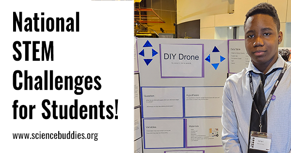 ScienceBuddies's tweet photo. Students choosing projects for the #sciencefair? They may be able to enter other national #STEM competitions, too! Learn more about the #NationalSTEMFestival #JSHS, #ecybermission, #CodingwithCommitment, & others.
https://t.co/4Cm9Bz3vNm
@USAEOP @BroadcomSTEM https://t.co/lsu2qvIga6