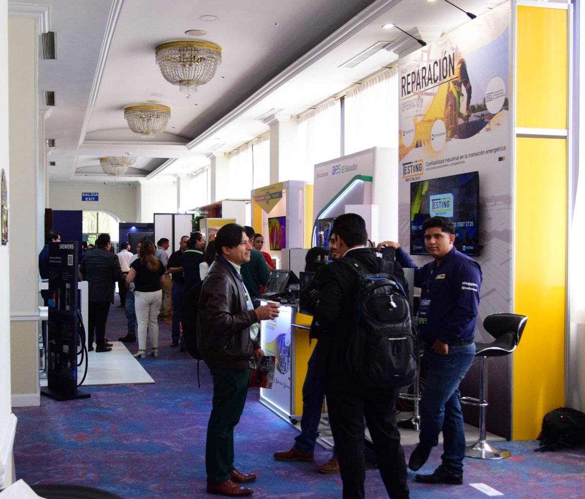 testingsv's tweet image. ¡Increíble primer día en COREN 2024! 🌍⚡ 🙌 Gracias por ser parte de esta experiencia única en el congreso más importante del país en el ámbito de la energía.#COREN2024 #EnergíaRenovable #InnovaciónSostenible