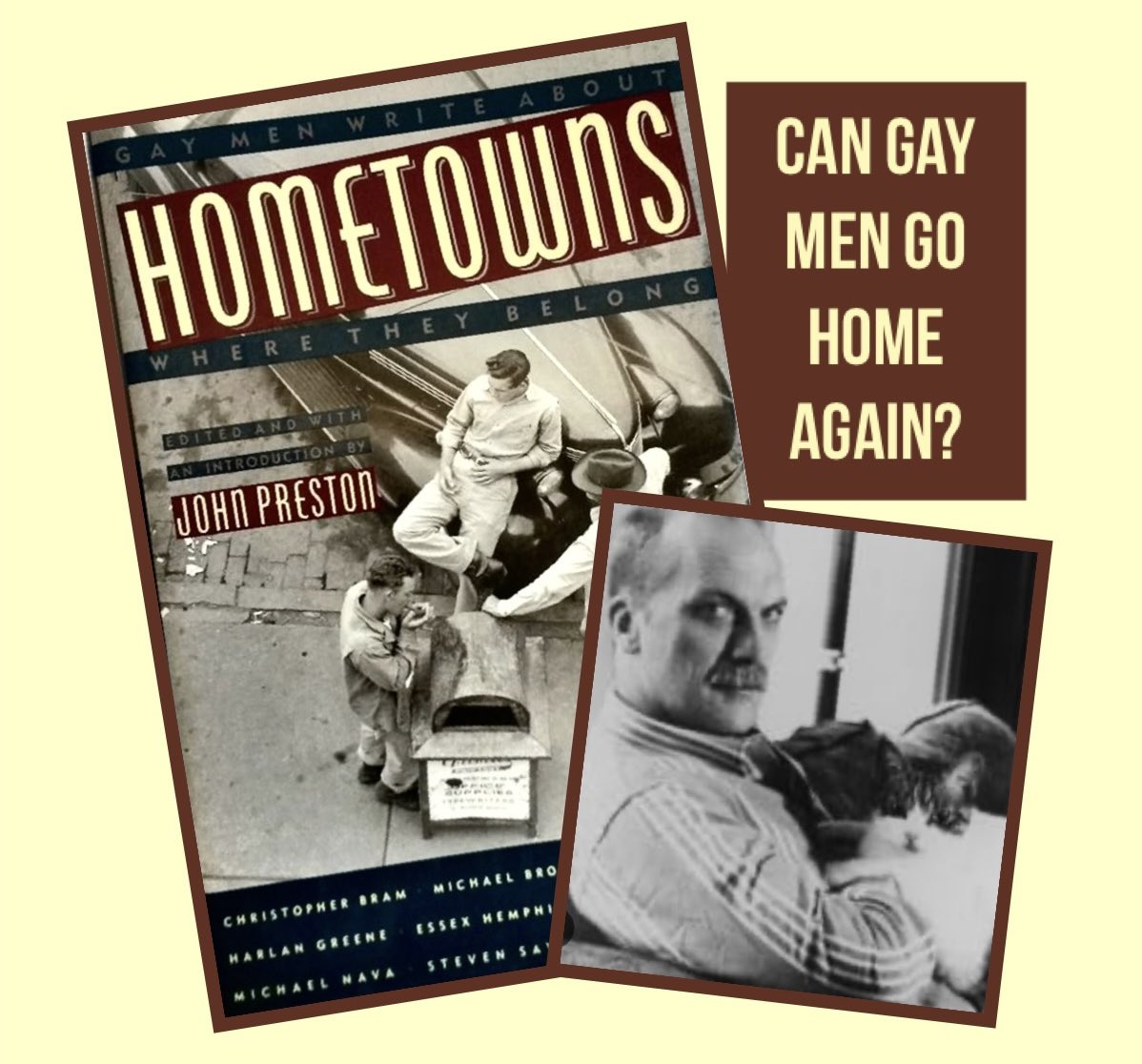 menacesof2019's tweet photo. #JohnPreston was one of the movers of gay writing and publishing in the 70s and 80s. He published novels, #gayerotica and collections like this one - now in our archive - featuring #gaywriters reflecting on the places they grew up. #readqueerbooks https://t.co/iYxGlgF5Rv