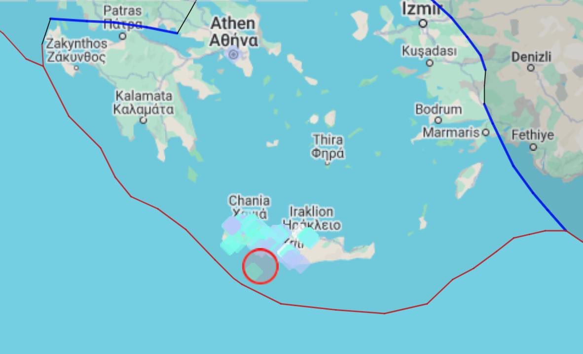 RAMSESderDritte's tweet photo. SCHWERES #BEBEN BEI #KRETA, #GRIECHENLAND 

(SEN) Auch in der Ägäis geht es unruhig zu, - vor knapp 1,5 Stunden bebte es vor Kreta aus einer Tiefe von 13,6 km, mit M5.2 sehr nahe an einer tektonische Störung im Grenzbereich der Ägäis zum Lybischen Meer. Ein signifikantes Beben https://t.co/81FTdmPcAz