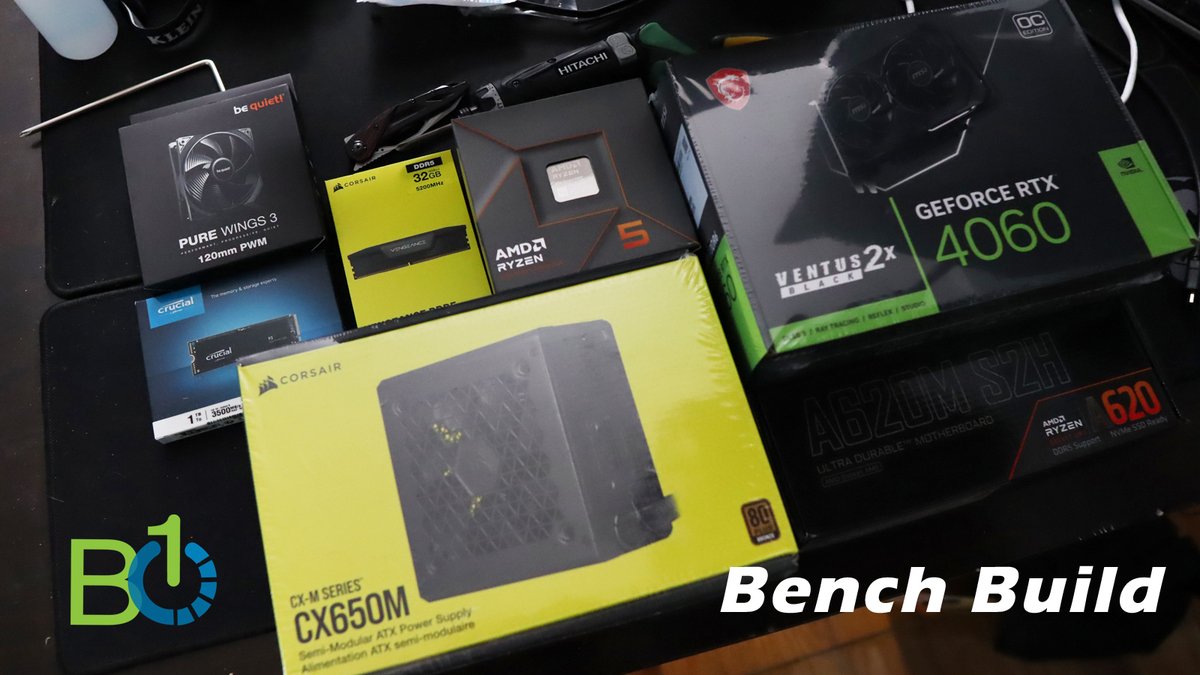 BootOnce's tweet image. Live in 30 minutes. Bench Build. No Case just a build for the table for testing and verifying all parts.