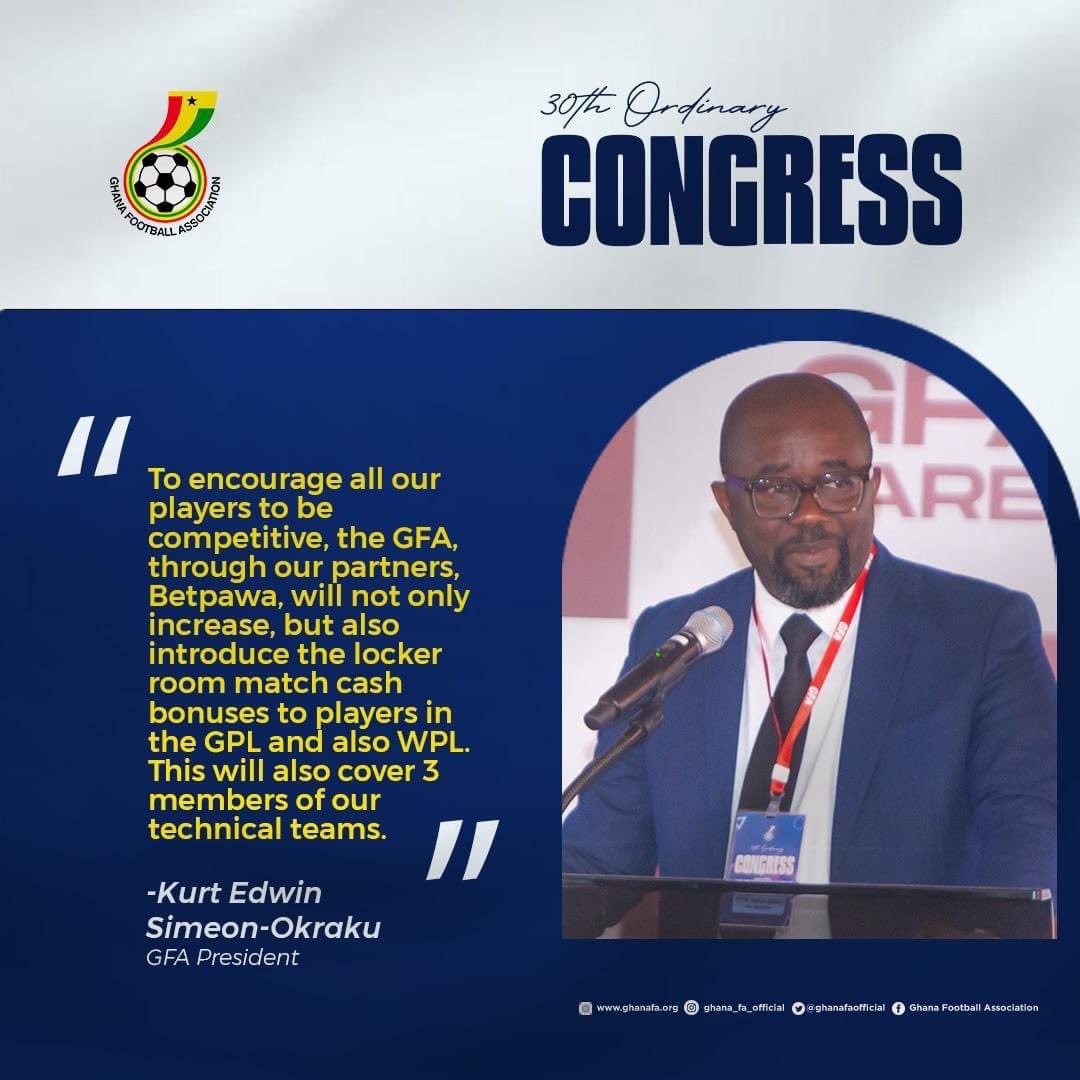 Malta Guinness Women’s Premier League 🇬🇭 (@wplghana) on Twitter photo 🗣️: This new season will be lit 🔥 as the <a href="/ghanafaofficial/">🇬🇭 Ghana Football Association</a> introduces the locker room bonus to the <a href="/WPLGhana/">Malta Guinness Women’s Premier League 🇬🇭</a> !
#SheDidThat | #BringBackTheLove 🥰 🗣️: This new season will be lit 🔥 as the <a href="/ghanafaofficial/">🇬🇭 Ghana Football Association</a> introduces the locker room bonus to the <a href="/WPLGhana/">Malta Guinness Women’s Premier League 🇬🇭</a> !
#SheDidThat | #BringBackTheLove 🥰