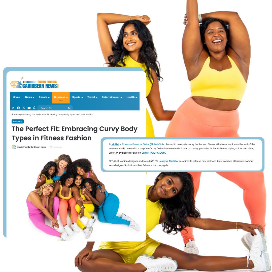 The Perfect Fit: Embracing Curvy Body Types in Fitness Fashion with Fitness + Financial Gains via South Florida Caribbean News:The Perfect Fit: Embracing Curvy Body Types in Fitness Fashion with FFGAINS via South Florida Caribbean News (<a href="/sflcn/">SFLCN</a>): sflcn.com/the-perfect-fi…