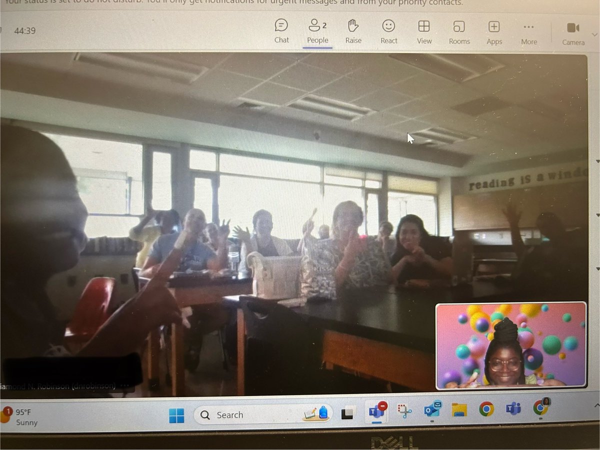 Thanks Brookland MS for joining my virtual training as a new teacher cohort 💙💛