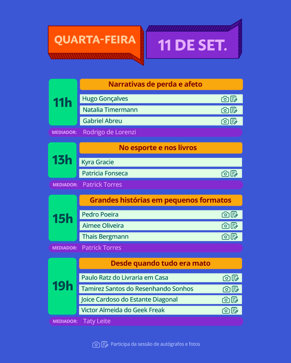 skeelo_br's tweet image. Dia 11 tem papo sobre narrativas de perda e afeto, esportes nos livros, minibooks e sobre o booktube desde que tudo era mato!